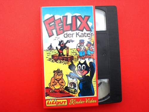 Vhs kasssette felix der kater - kasssette,