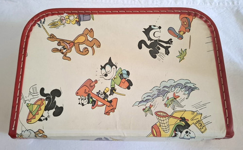 Kleiner vintage koffer mit - kleiner,